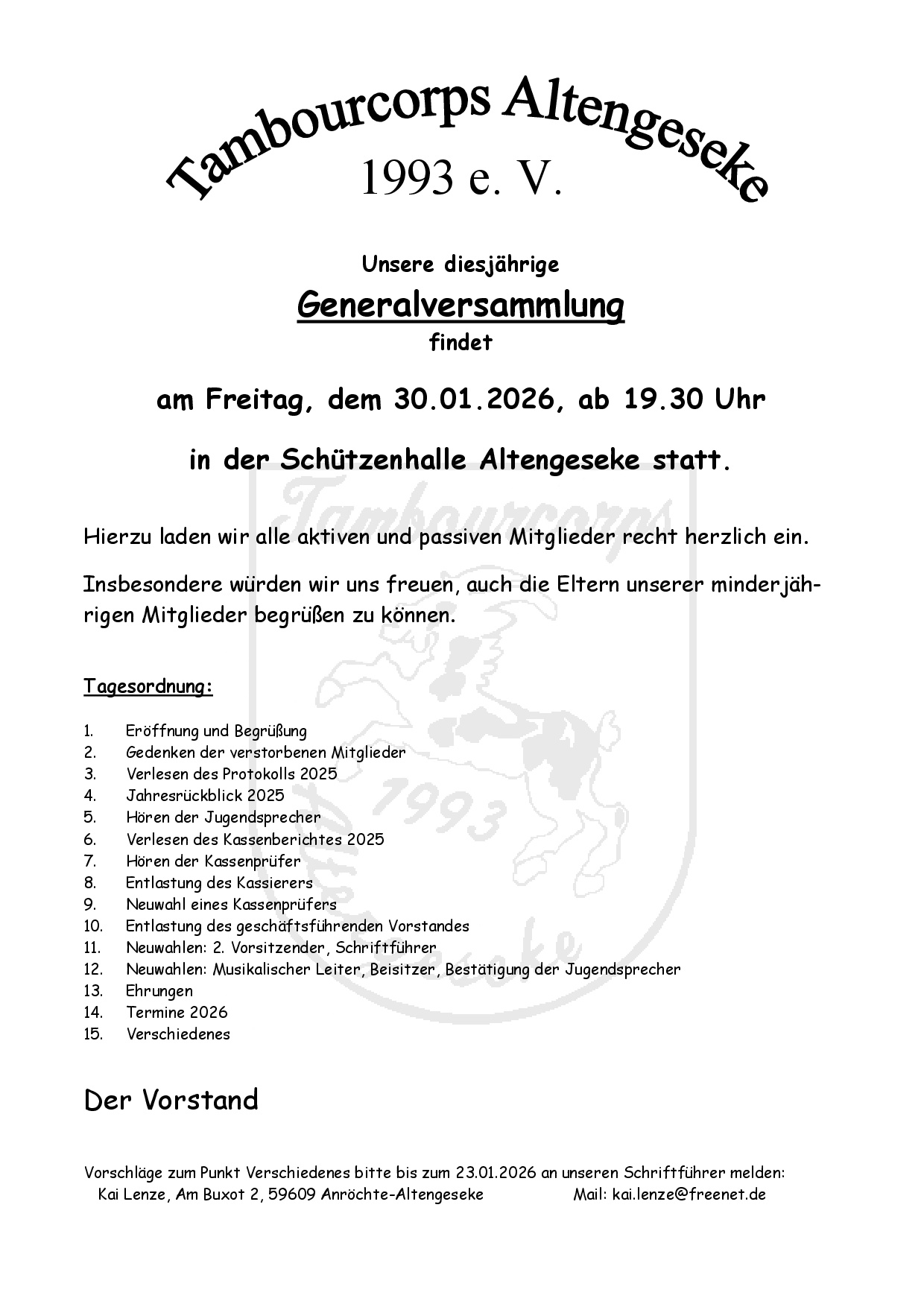 einladung gv tca 2026